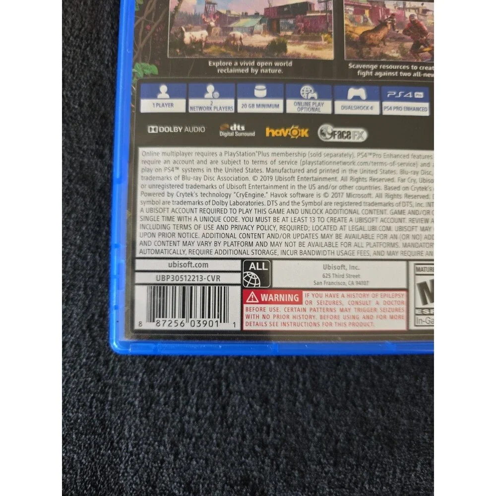 Far Cry New Dawn PS4 PlayStation 4 Complete Tested Open World Shooter Game